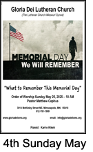 Bulletin May 25
