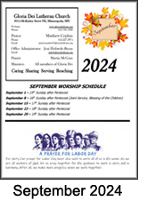 September Newsletter